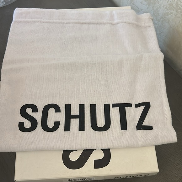 SCHUTZ Tan Flats with Plush Sherpa Lining - Picture 3 of 5